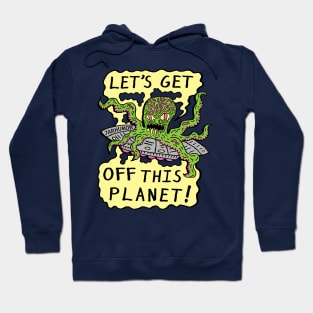 Alien UFO Escape Hoodie